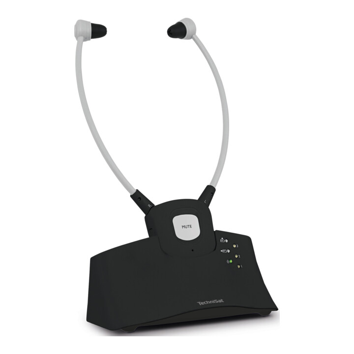 technisat Ensemble casque STEREOMANISI3 avec station de base noir