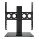 technisat Pied de table pour écran 32-55 pouces avec plateau en verre noir