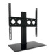 technisat Pied de table pour écran 32-55 pouces avec plateau en verre noir