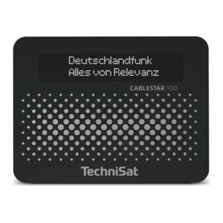 TechniSat Récepteur radio numérique CABLESTAR100 noir