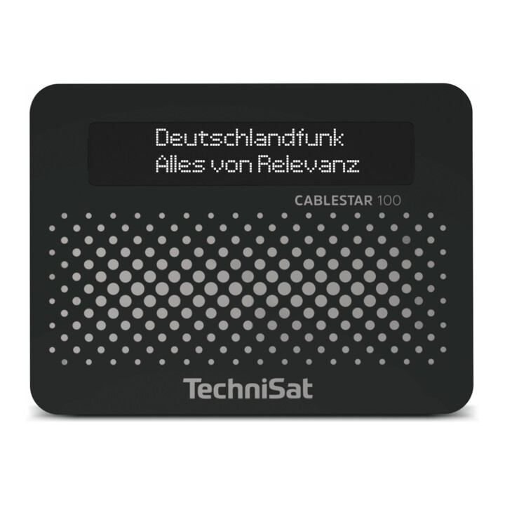 TechniSat Récepteur radio numérique CABLESTAR100 noir