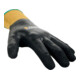 TEGERA Strickhandschuh Nitrilbe. Kat. II, grau/schwarz, 10-2
