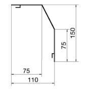 Tehalit Abdeckprofil 2m RK 150 rws-3