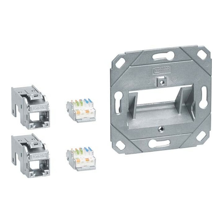 Tehalit Anschluss Modul 2x RJ45 Cat.6a GMKSRJ45C6A2