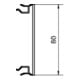 Tehalit Brüstungskanal-Oberteil zu BR mit Obert.80mm BR08029016