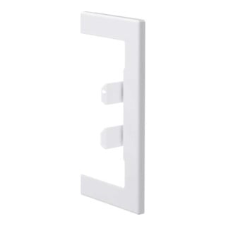 Tehalit Cache de raccord mural 68x130 mm tôle d'acier BR65130W vws