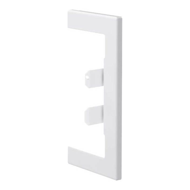 Tehalit Cache de raccord mural 68x130 mm tôle d'acier BR65130W vws