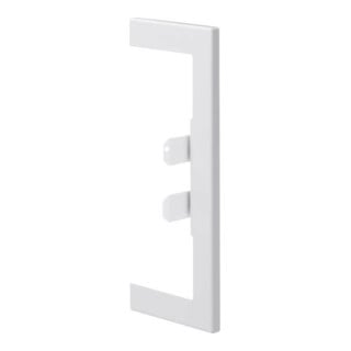 Tehalit Cache de raccord mural 68x170mm tôle d'acier BR65170W vws