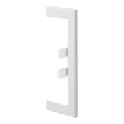 Tehalit Cache de raccord mural 68x170mm tôle d'acier BR65170W vws-1