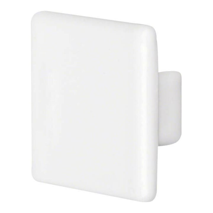 Tehalit Endstück a. Zink/Druckguss 20x20mm verkehrsweiß LFS200206 vws