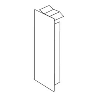 Tehalit Endstück halogenfrei 30x45mm verkehrsweiß LF300456 vws