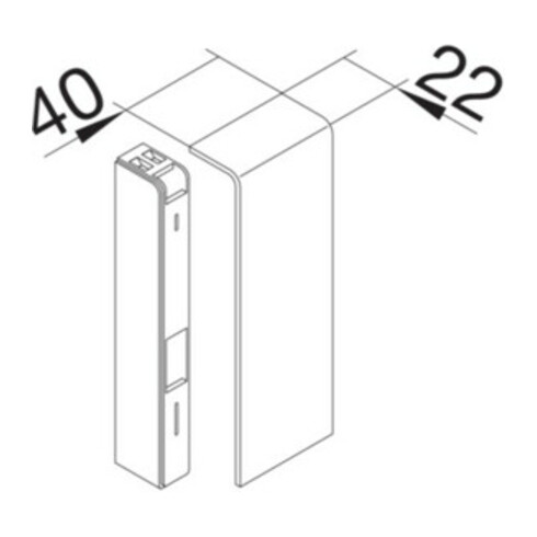 Tehalit Endstück zu SL 20x115mm vw SL2011569016