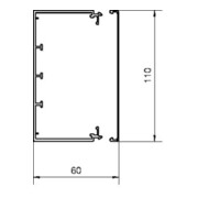 Tehalit Goulotte de câblage B110×H60mm LF 601100 gr-3