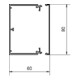 Tehalit Goulotte de câblage B90xH60mm LF 600900 gr