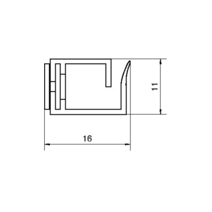 Tehalit Goulotte de câblage L 2212 gr