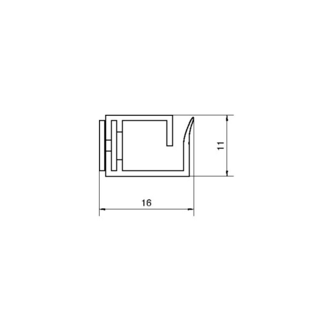 Tehalit Goulotte de câblage L 2212 gr
