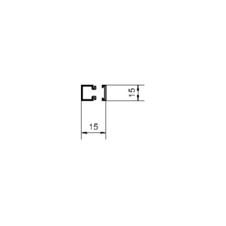 Tehalit Goulotte de câblage LF 15x15mm vw LF1501509016