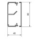 Tehalit Goulotte de câblage LF 40x90mm vw LF4009109016