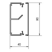 Tehalit Goulotte de câblage LF 40x90mm vw LF4009109016-3