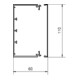 Tehalit Goulotte de câblage LF 60x110 mm vw LF6011009016