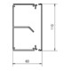 Tehalit Goulotte de câblage LF 60x110mm vw LF6011109016