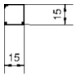 Tehalit Goulotte de câblage LFR 15x15 mm vw LFR1501509016A