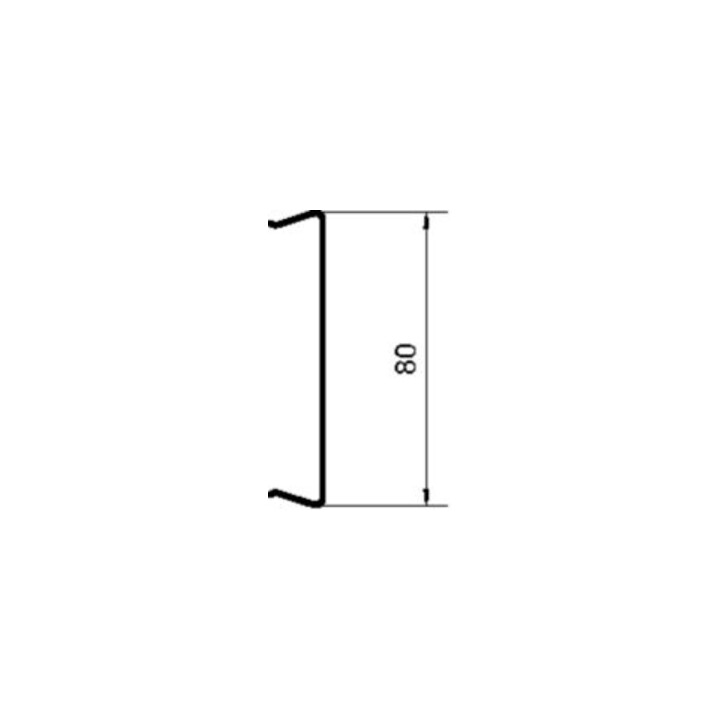 Tehalit Goulotte de parapet OT BRS 0802 lgr