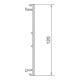Tehalit Goulotte de parapet OT PVC, I170 BR 701702 rws