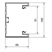 Tehalit Goulotte de plinthe UT alu, natureloxé BRA 651001 ELN-3