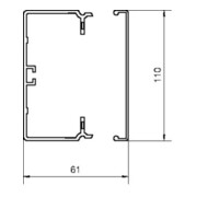 Tehalit Leitungsführungskanal FB 60x110mm vw FB6011009016-3