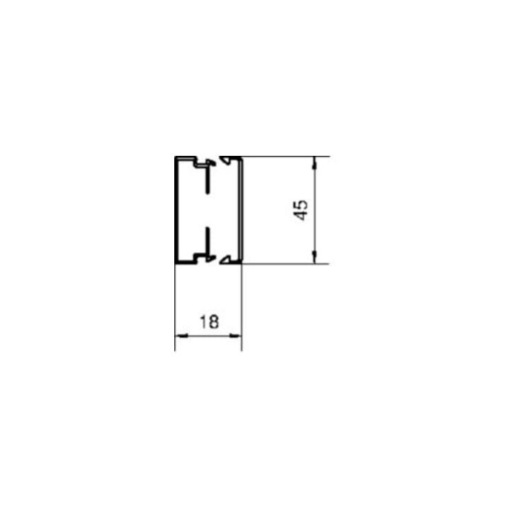 Tehalit Leitungsführungskanal LF 18x45mm vw LF1804509016