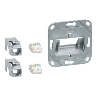 Tehalit Module de connexion 2x RJ45 Cat.6a GMKSRJ45C6A2