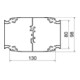 Tehalit PacPost 80 doppelt 650mm Alu natureloxiert DAP280 650 ELN