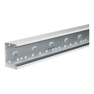 Tehalit Partie inférieure de goulotte de parapet 68×100 mm acier BRS651001 vws