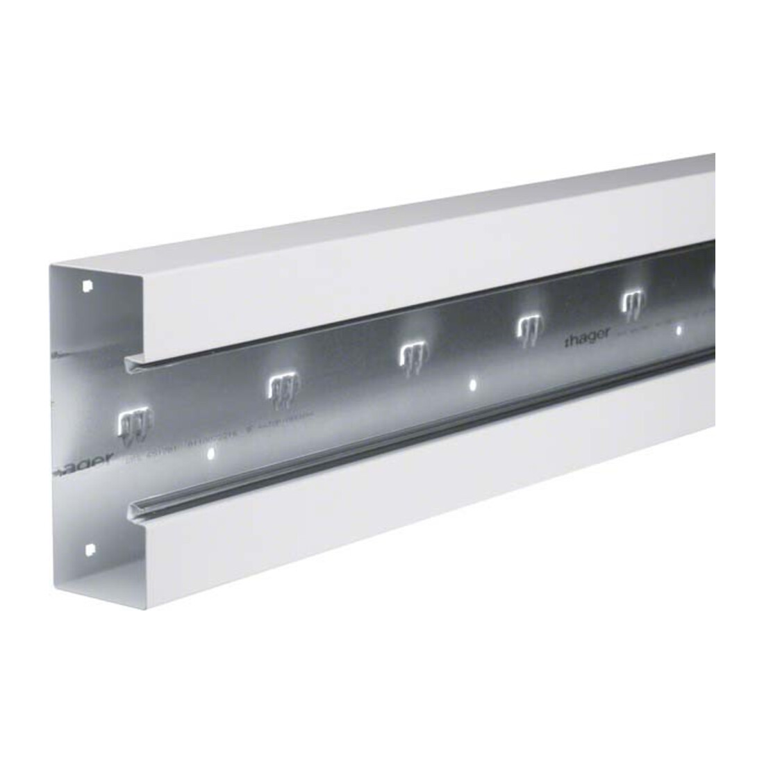 Tehalit Partie inférieure de goulotte de plinthe 68x170mm acier BRS651701 vws