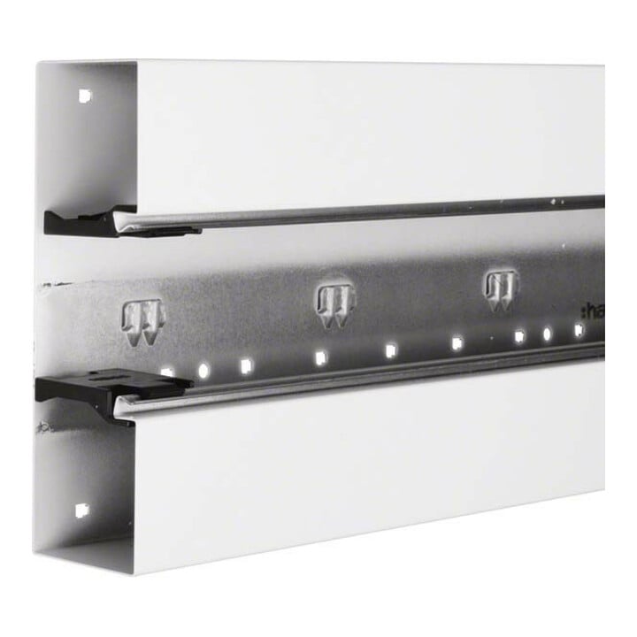 Tehalit Partie inférieure de goulotte de plinthe 68x210mm acier BRS652101 vws