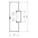 Tehalit Partie inférieure de goulotte de plinthe 68x210mm acier BRS652101 vws