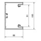 Tehalit Partie inférieure de goulotte de plinthe pour BR 68×100 mm vw BR6510019016