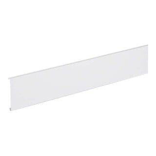 Tehalit Partie supérieure de goulotte de plinthe L:80mm en tôle d'acier BRS0802 vws