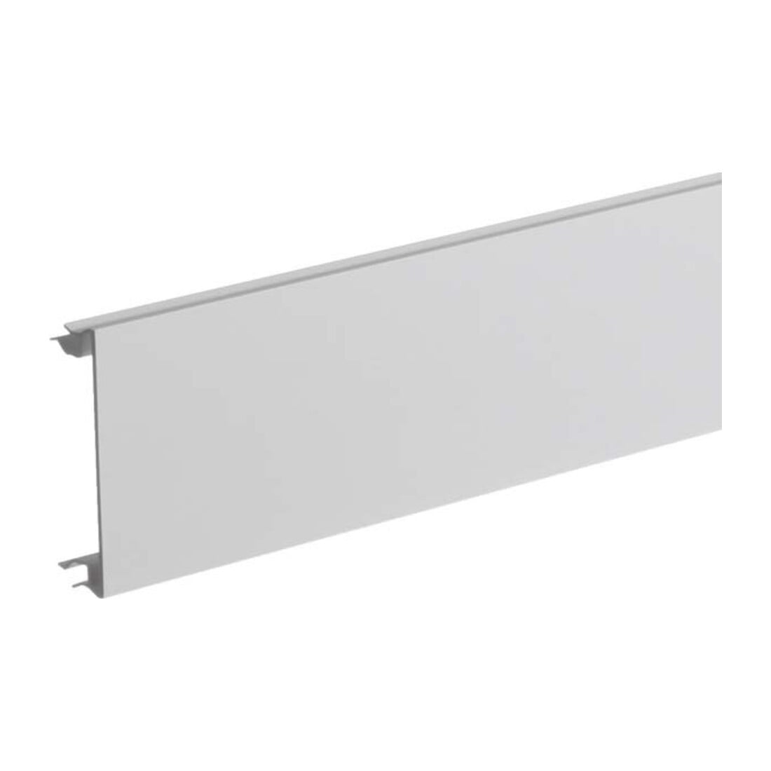 Tehalit Partie supérieure de goulotte de plinthe PVC 80 mm gris clair BR08027035