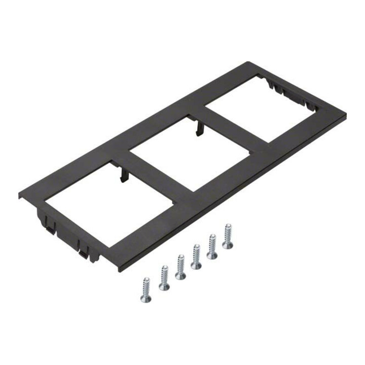 Tehalit Plaque de recouvrement triple pour support d’appareil GTMBV04T3