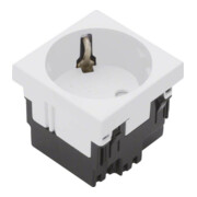 Tehalit Prise Schuko Mosaik 1 poste 45x45 ESR133 blanc-1