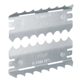 Tehalit Raccord LFS hauteur 40 mm R 2504 galvanisé (paire)