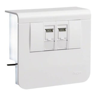 Tehalit Support d’appareil Connexion de données 2xCat.6A/SL20x55 vw SL200559079016
