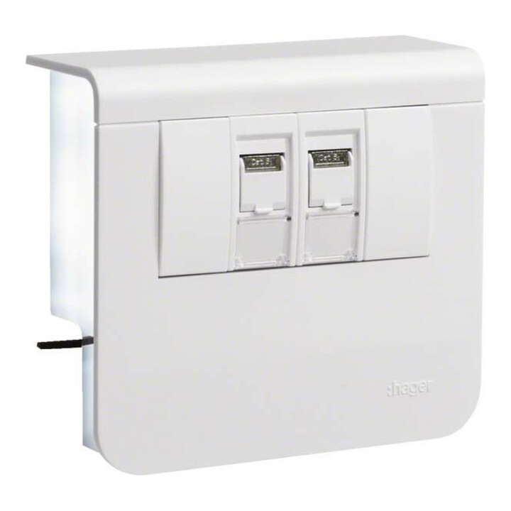 Tehalit Support d’appareil Connexion de données 2xCat.6A/SL20x55 vw SL200559079016