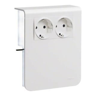 Tehalit Support d'appareil Std 2 fois pré-câblé SL201159009016