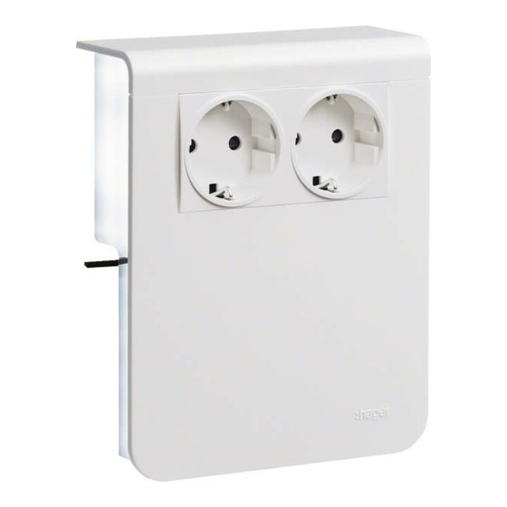 Tehalit Support d'appareil Std 2 fois pré-câblé SL201159009016