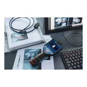 Bosch Telecamera da ispezione a batteria GIC 120 C con 4 x batterie (AA) da 1,5 V, adattatore per batterie-4