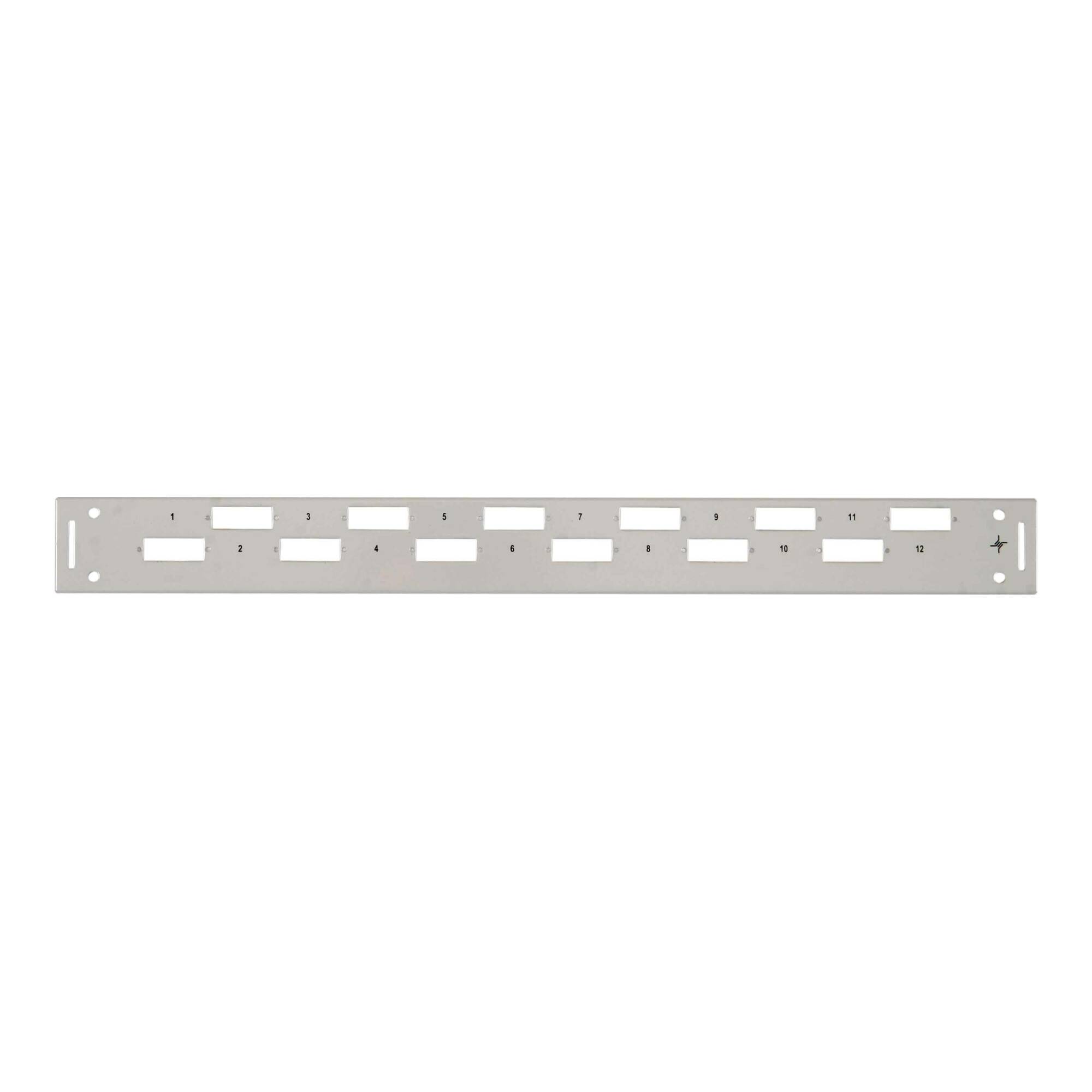 Telegärtner 19Z.Frontplatte 1HE für 6xSCD/Basiseco TN-FP6SCD-Be-1HE