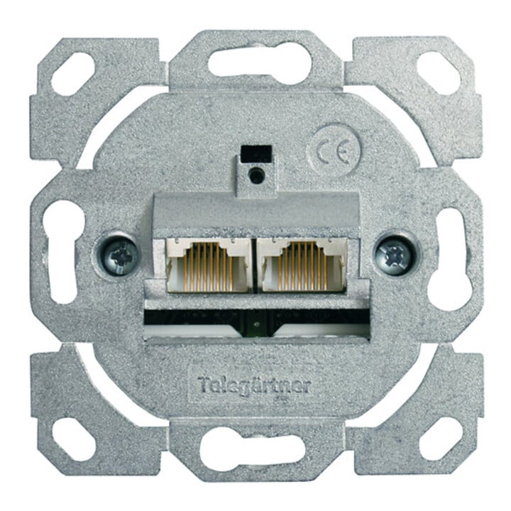 Telegärtner AMJ45 8/8 Up/0 Cat.6A ohne Z-Pl. 100022956
